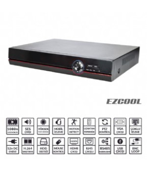 EZCOOL EZ-3108AHD 8KANAL 4SES 1HDD V-OUT AHD DVR